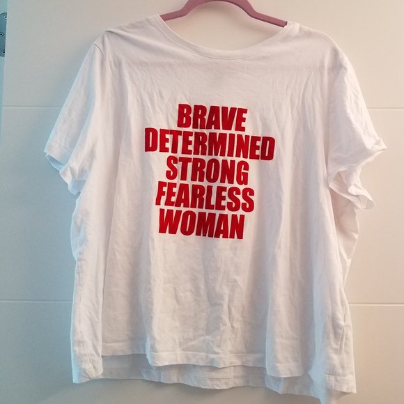 Forever 21 Tops - White and Red Forever 21 Shirt *FINAL SALE*